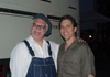 Clay with buddy Dave Rowe